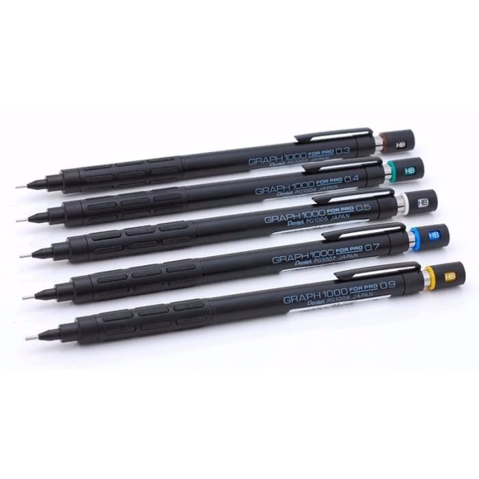 ดินสอกด Pentel Graph1000 (0.3 / 0.5 / 0.7มม.)
