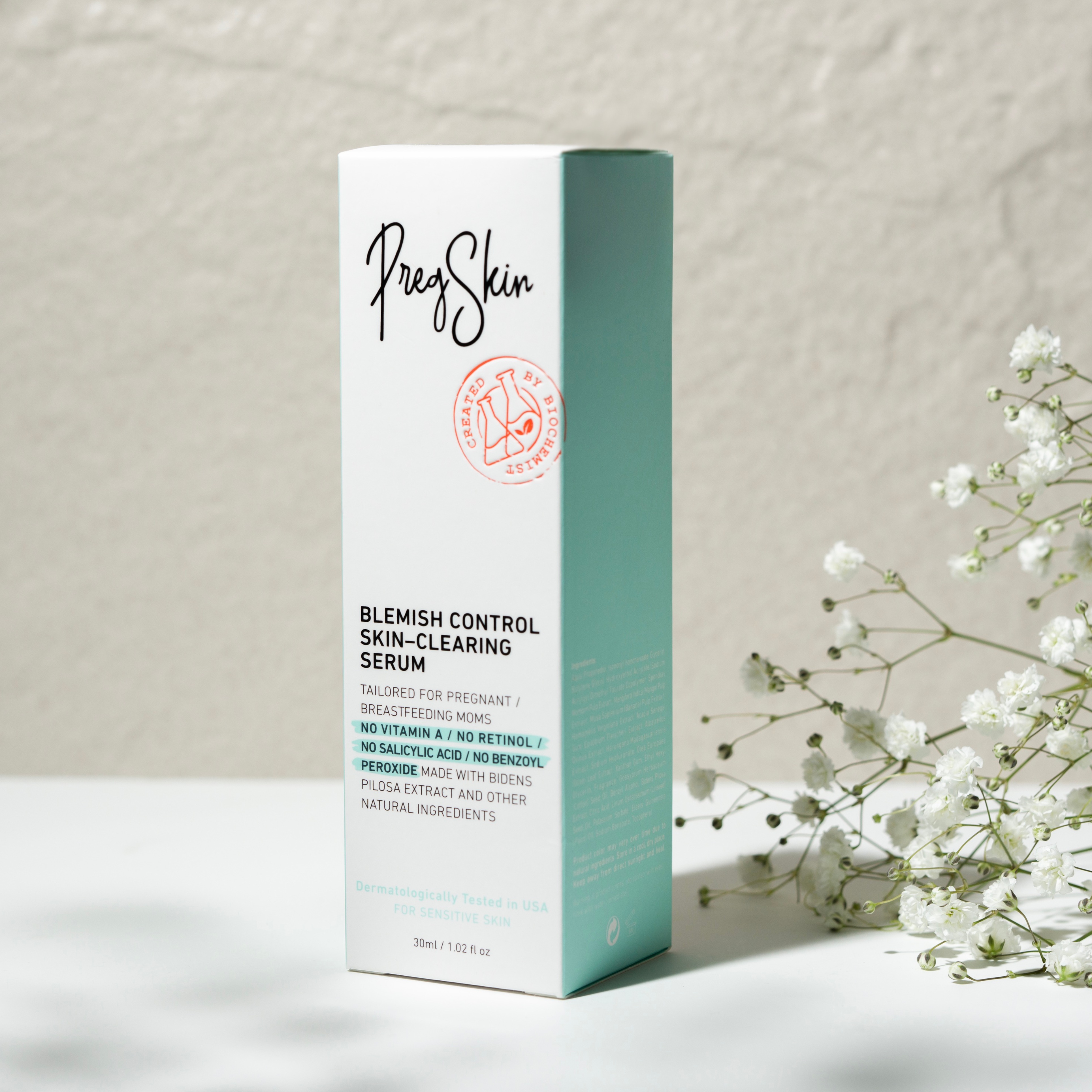 PregSkin Blemish Control Skin-Clearing Serum เซรั่มบำรุงผิวหน้าคุณแม่ตั้งครรภ์และให้นมบุตร ราคา 1,720 บาท*ส่งฟรี