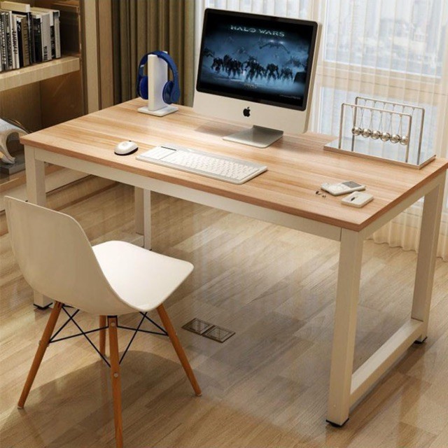 โต๊ะทำงาน สีไม้ ขาเหล็ก YF-1320