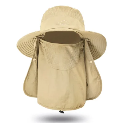 หมวกกันแดด กันแดด UV ได้ 99.8% หมวกกันแดด 360 องศา กันความร้อน ทรงปีกรอบ (2)