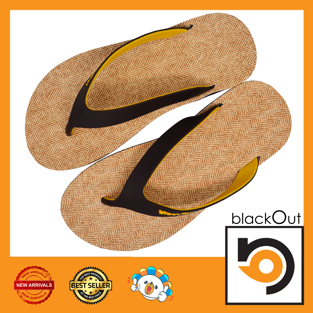 Blackout Flipper / แตะหนีบฟันปลาน้ำตาล(หูน้ำตาลเหลือง) ราคา 282 บาท*ส่งฟรี