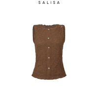 SALISA - BOAT-NECK TANK SS25 TOP (ปรับไหล่ตก 1 ข้างได้)