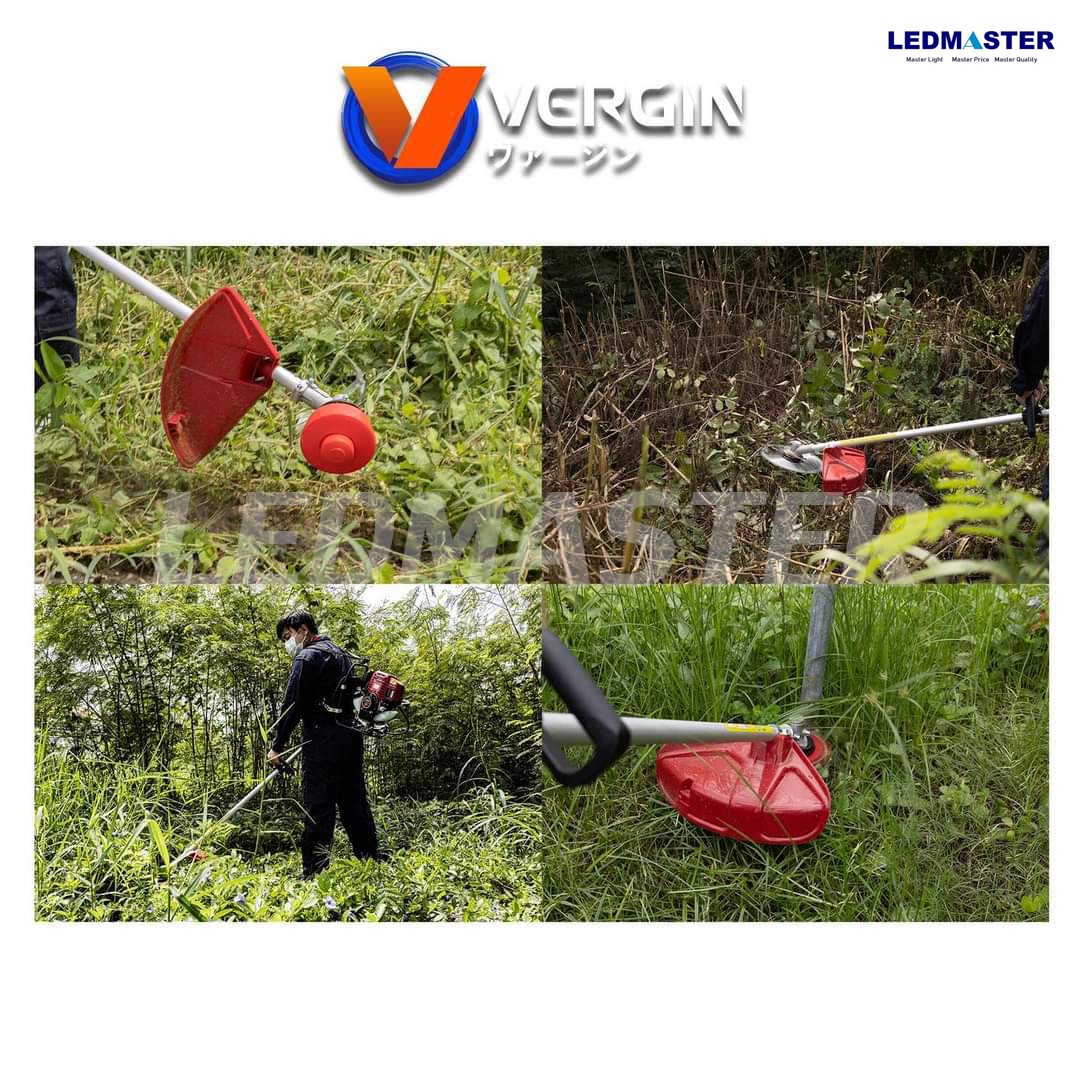 *ฟรี*ของเเถมครบชุด VERGIN เครื่องตัดหญ้าข้ออ่อน 4 จังหวะ กำลัง 4 แรงม้า สตาร์ทง่าย ตัดได้ 360 องศา ก้านอ่อน (ฟรี ใบตัดวงเดือน+เอ็นตัดหญ้า) เครื่องตัดหญ้ากระเป๋าเป้สะพายหลัง