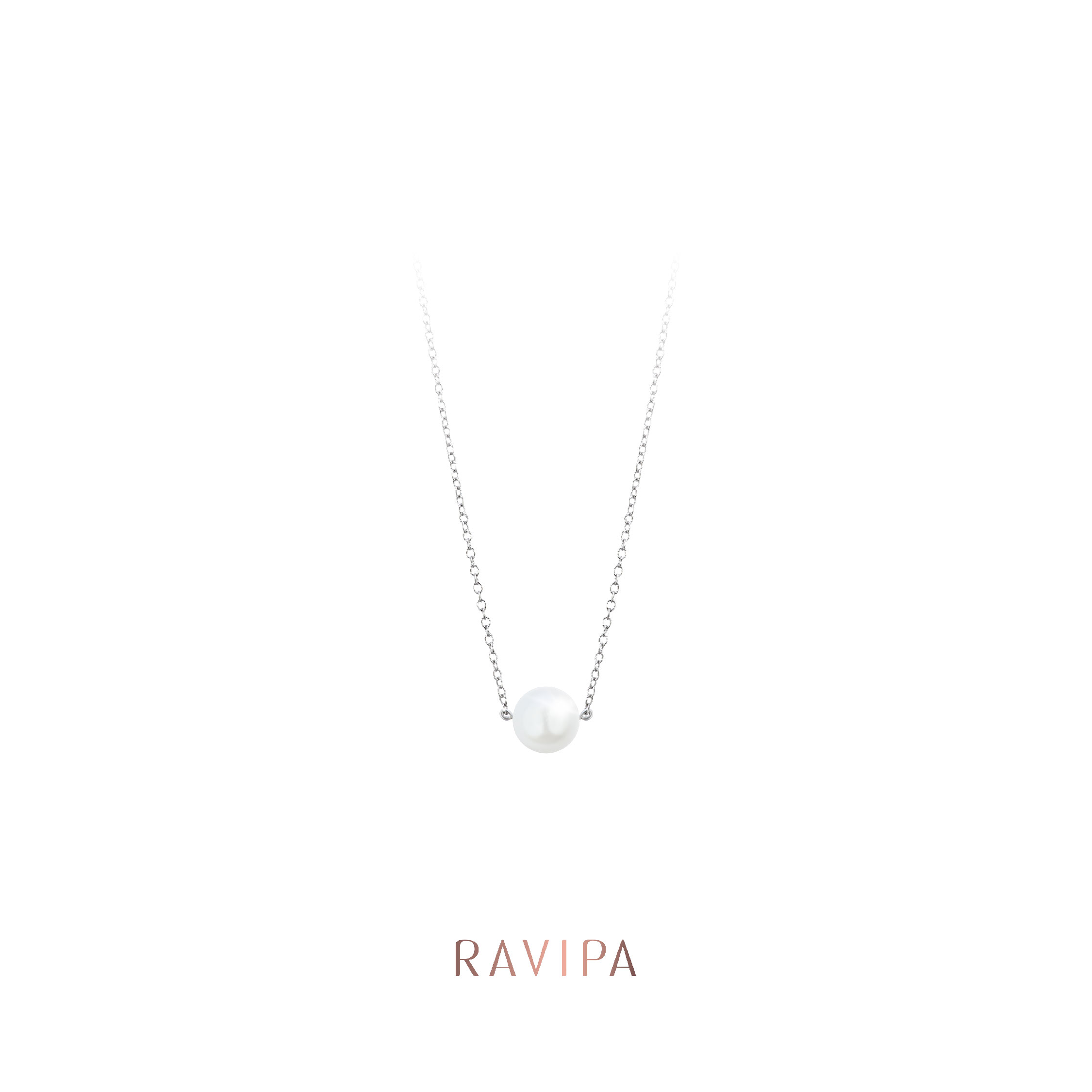 Ravipa | Single Marshmallow Pearl Necklace - สร้อยคอ ราคา 2,150 บาท*ส่งฟรี