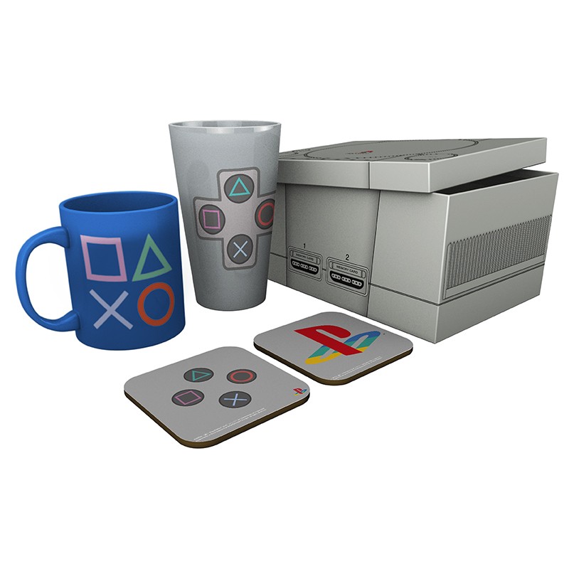 ABYstyle PLAYSTASTION Gift Set Glass + Mug + 2 Coasters Classic 2019 ราคา 1,600 บาท*ส่งฟรี