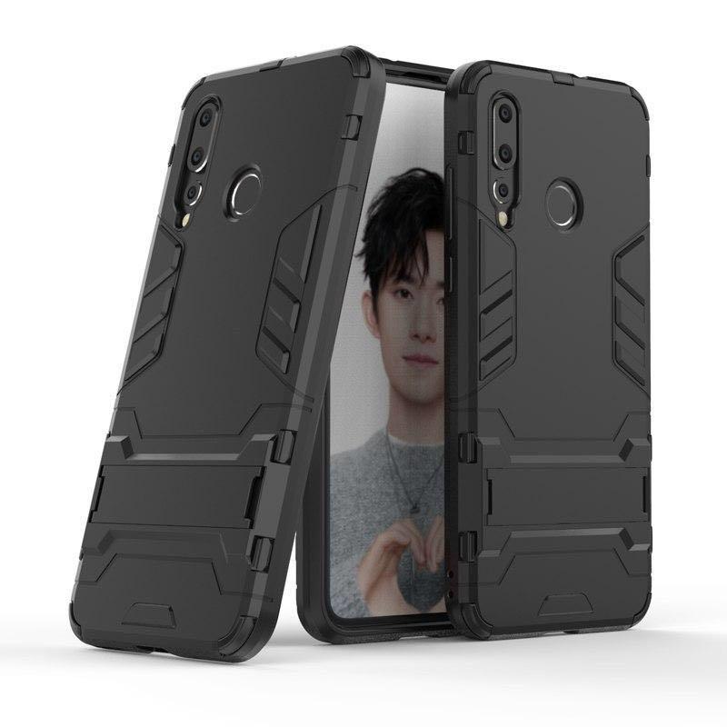 Huawei Nova4, iron Man Hard ARMOR Dual เคสกันกระแทกมือถือ Full หัวน็อตยางฝาหลัง Kickstand สำหรับ Huawei Nova 4