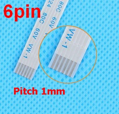 สายแพร Pitch 1.0mm ยาว 20cm TYPE-B Flexible Flat Cable FFC 6pin, 8pin, 4pin,10pin, 12pin, 14pin, 16pin, 18pin, 20pin, 24pin, 26pin, 30pin, 32pin AWM