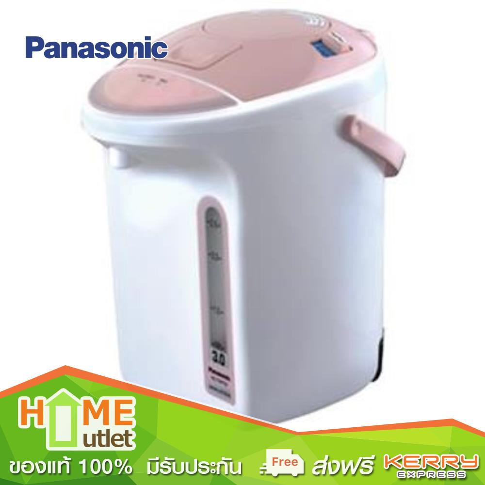 PANASONIC กระติกน้ำ สมาร์ทฟลอน 3.0ลิตรเคลือบสาร ทีฟลอน ไร้คราบตะกรัน รุ่น NC-TXF30 P