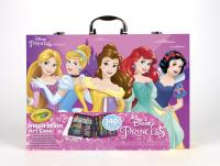 Crayola Disney Princess Inspiration Art Case เครโยล่า ดีสนีย์ ปริ้นเซส ชุดกระเป๋าศิลปะ 140ชิ้น 04-0486