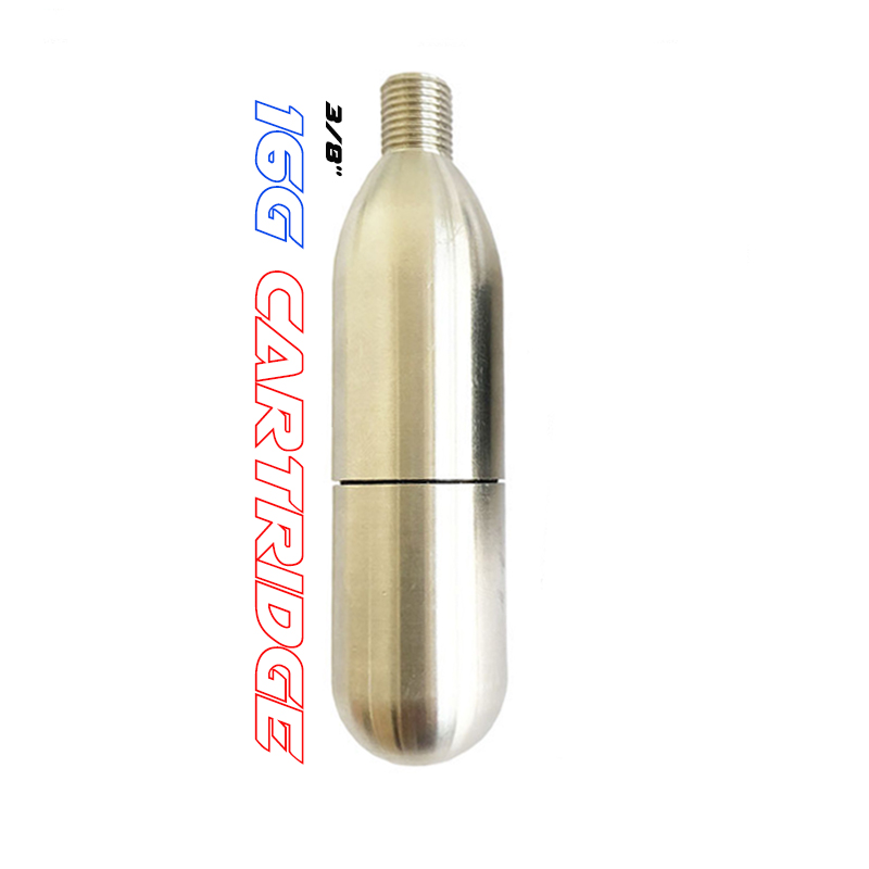 REFILLABLE CO2 Cartridge 16 Gram CO2 Cartridges Threaded N2O Cartridges for Soda Cream Bear Ultraforce  รีฟิล