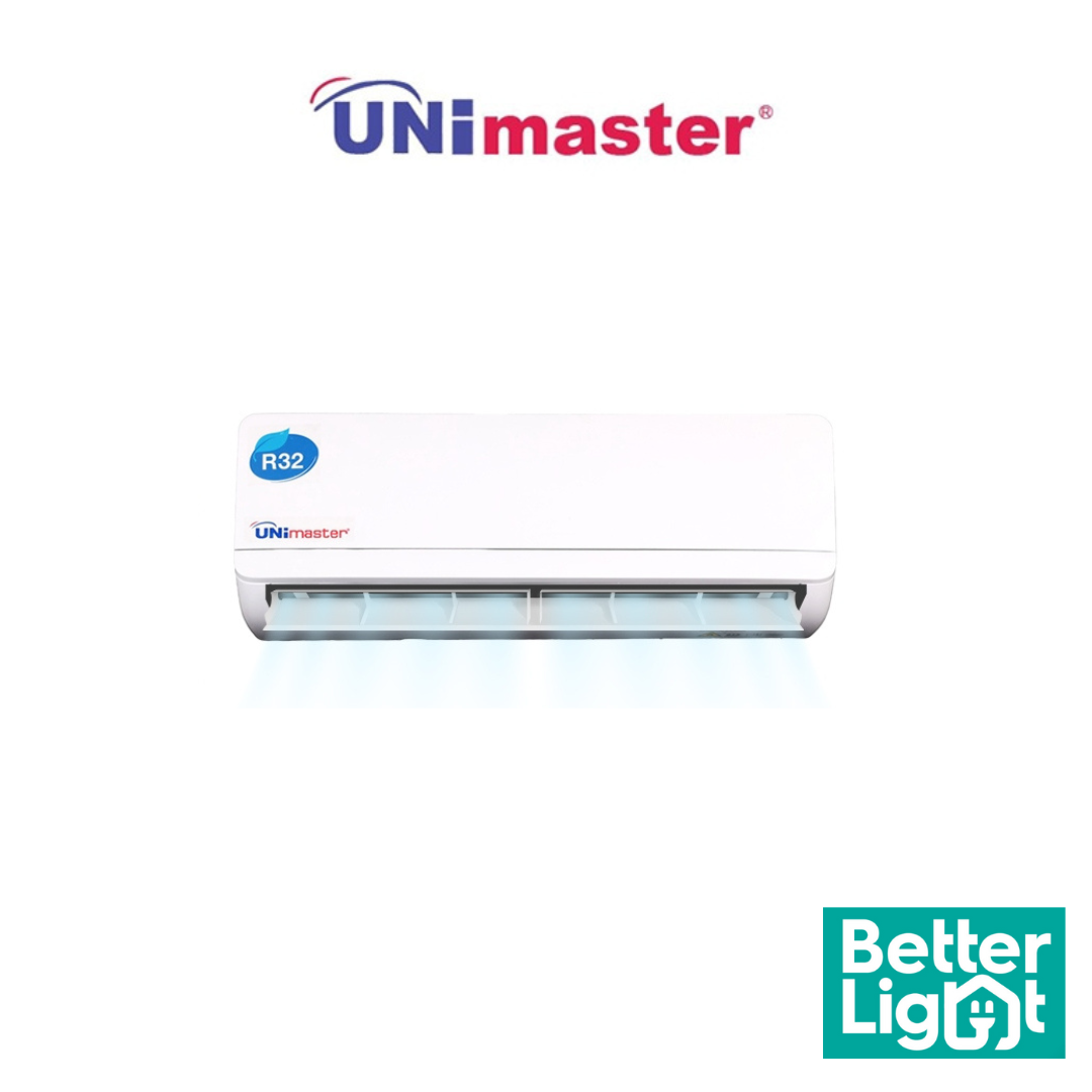 Unimaster Air แอร์ติดผนัง ขนาด 9100-19000 BTU ( แผงคอยล์เคลือบสาร Gold Fins, แผ่นกรองคุณภาพสูง ) รุ่น UNCB SIRIE