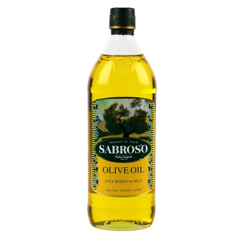 Sabroso Pure Olive Oil 1000ml น้ำมันมะกอกที่มีคุณค่าทางสารอาหารสูง