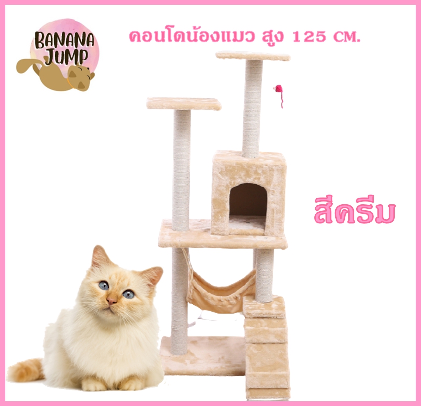 BJ Pet - คอนโดแมว สูง 125 ซม.