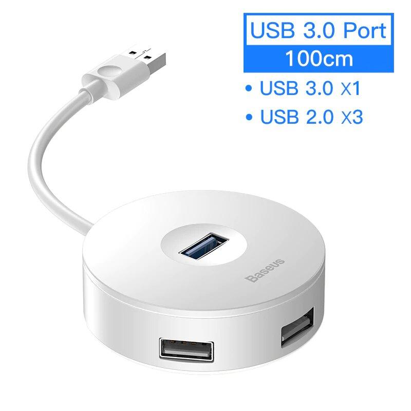 Baseus USB Hub 3.0 อุปกรณ์ขยายช่องเสียบ USB (Windows / Mac)