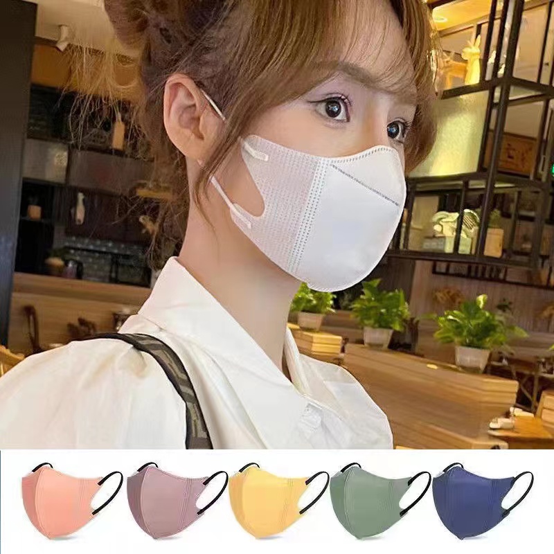 หน้ากากผู้ใหญ่ พร้อมส่ง หน้ากาก 3D ฟิลเตอร์ 3 ชั้น 10 ชิ้น