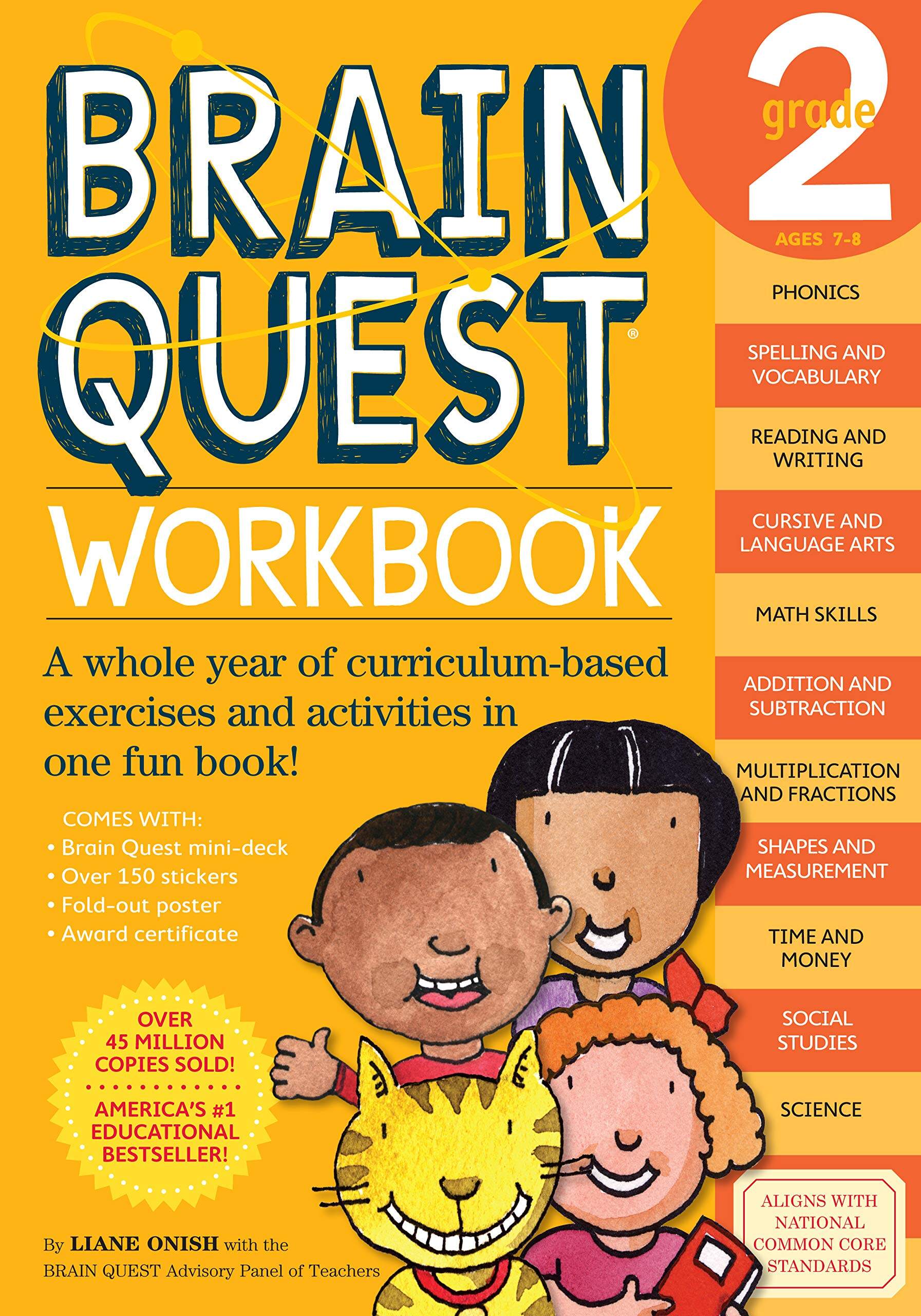 Brain Quest Workbook Grade 2 หนังสือภาษาอังกฤษพร้อมส่ง