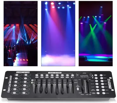 บอร์ดควบคุมไฟเวที 192 DMX Controller DJ Equipment DMX 512 Console Stage Lighting For LED Par DJ Controller