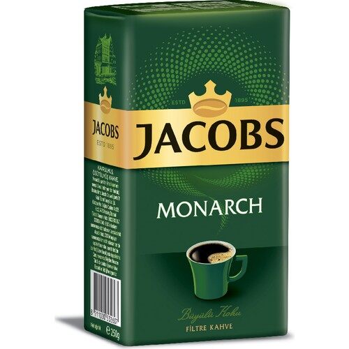 กาแฟ Jacobs Monarch Filter Coffee ขนาด 250 กรัม สัญชาติเยอรมัน สินค้าคุณภาพจากประเทศตุรกี พร้อมจัดส่ง