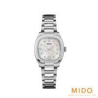 Mido รุ่น Multifort TV 28 Quartz นาฬิกาสำหรับผู้หญิง รหัสรุ่น M049.11.011.116.00 WHITE WOMEN WATCH