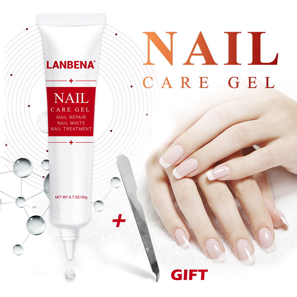 LanBeNaเจลปลูกเล็บ บำรุงเล็บ ป้องกันเชื้อรา Nail Care Gel 20g (แถมฟรี!! ตะไบเล็บ)-4234