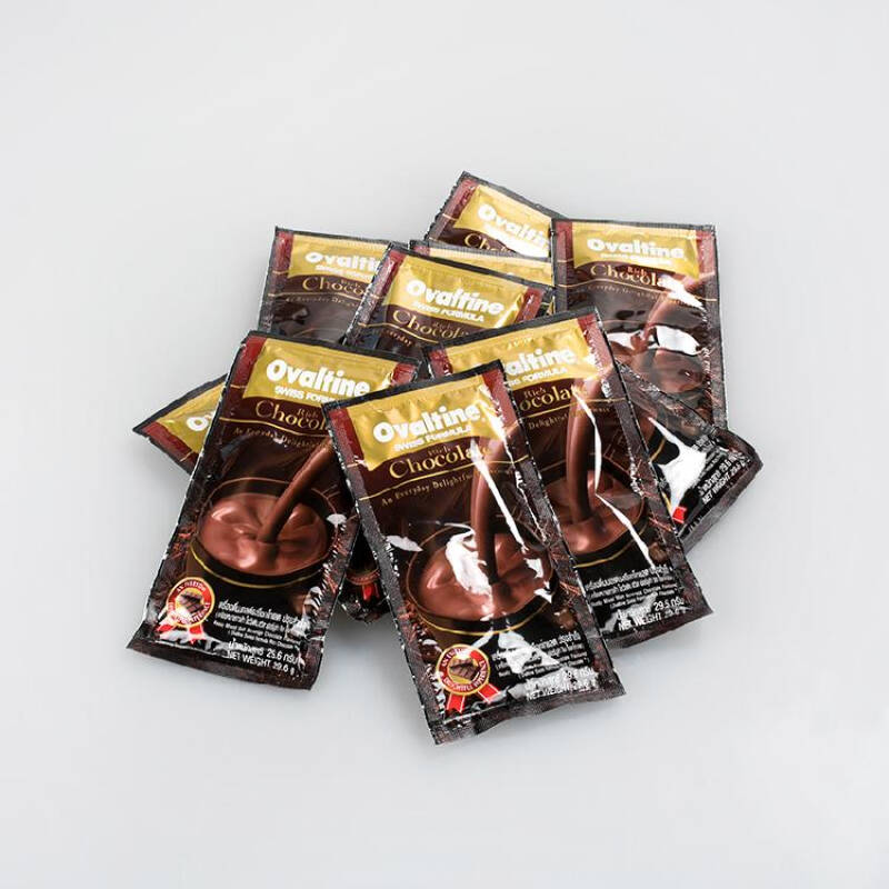 Ovaltine Swiss Rich Chocolate โอวัลติน สวิส ริช ช็อกโกแลต (ขนาด 29.6 กรัม/ซอง) **1 แพ๊ค X 5 ซอง** พร้อมส่ง!! มีปลายทาง