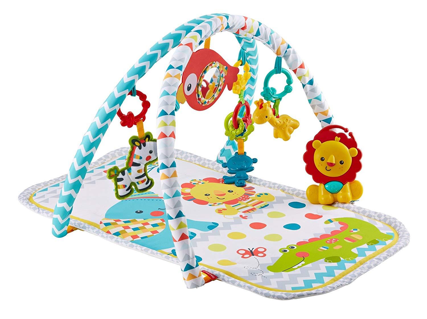 Fisher-Price® ฟิชเชอร์ ไพรส์ 3-in-1 Musical Activity Gym เพลยิม อุโมงค์ให้ลอดได้ ที่นอน มีเสียงดนตรี DPX75 CH