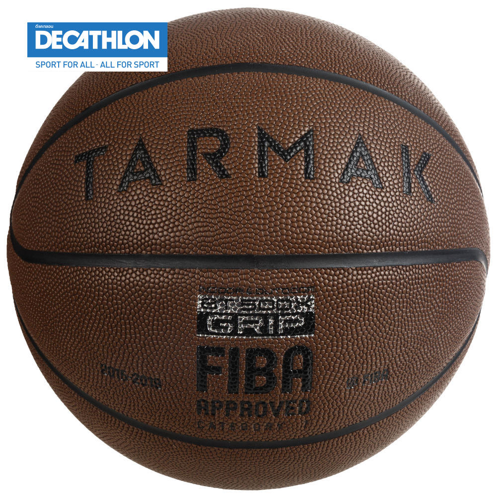 ลูกบาสเก็ตบอล TARMAK สำหรับผู้ใหญ่ รุ่น BT500 เบอร์ 7 (สีน้ำตาล) ดีแคทลอน