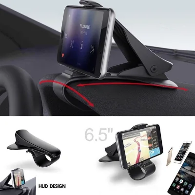 ที่วางโทรศัพท์ในรถ Smart phone Car Holder ที่ยึดมือถือในรถ แท่นวางโทรศัพท์ แบบหนีบ