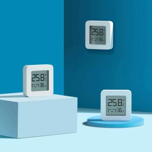 สินค้า Xiaomi Mijia เครื่องวัดอุณหภูมิ ความชื้น Thermometer V2 ดูผ่าน APP ได้ (บูลทูธ) (สีขาว) Blth Hygrothermograph Hty Temperature Hygrometer LYWSD03MMC