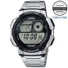 ภาพขนาดย่อของสินค้าTime&Time Casio Standard นาฬิกาข้อมือผู้ชาย สีเงิน สายสแตนเลส รุ่น AE-1000WD-1AVDF ใหม่ แท้100%