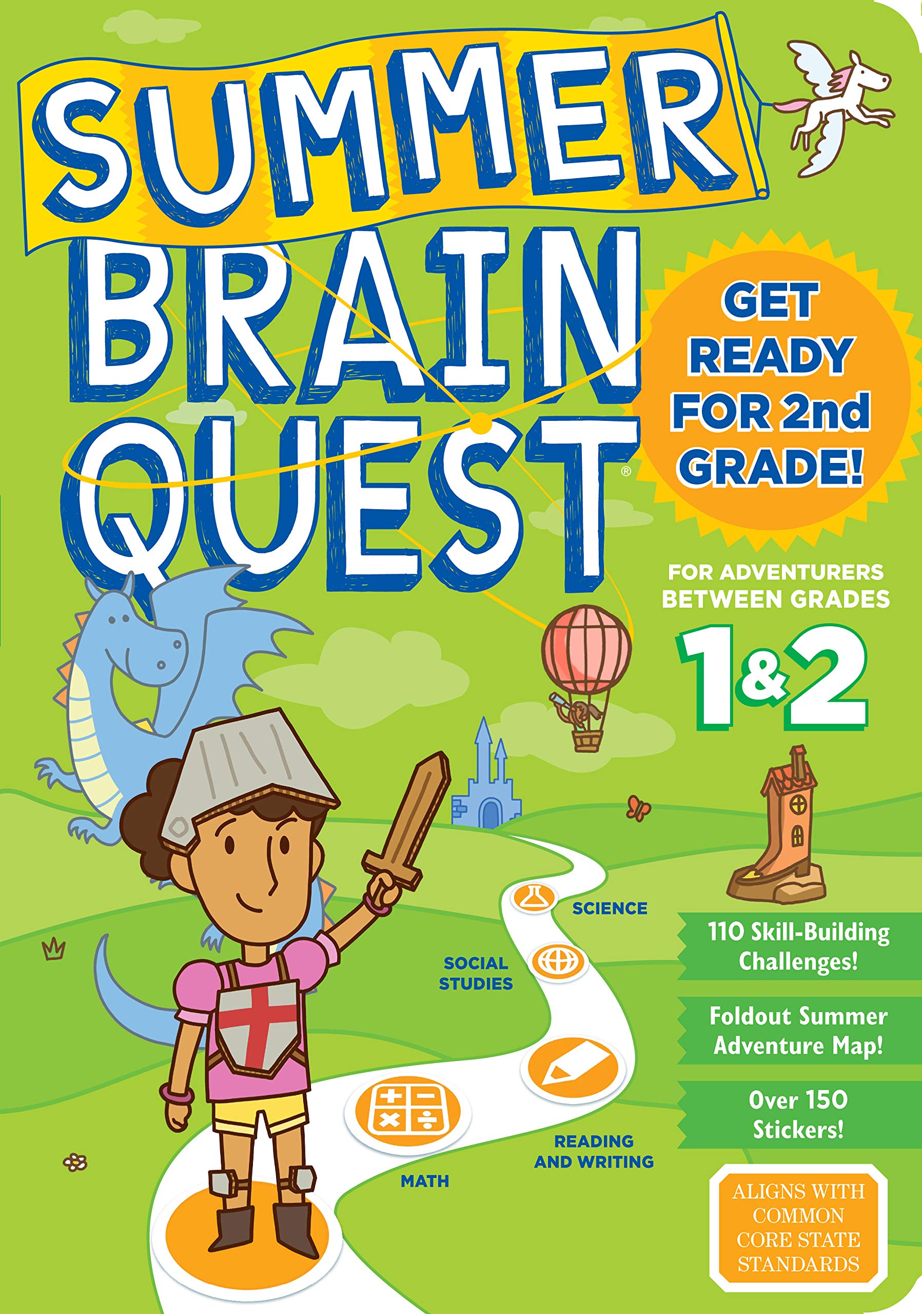 Summer Brain Quest between Grades 1 & 2 หนังสือภาษาอังกฤษพร้อมส่ง