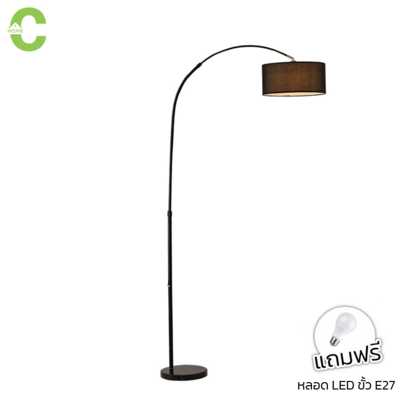 Homec Floor Lamp Room Decoration Lamp Reading Lamp Modern Lamp, Floor Lamp, Height 155 Cm. Japanese Style, Can Rotate 360 Degrees. ° Height Adjustable, E27 Socket. ราคา 1,699 บาท*ส่งฟรี