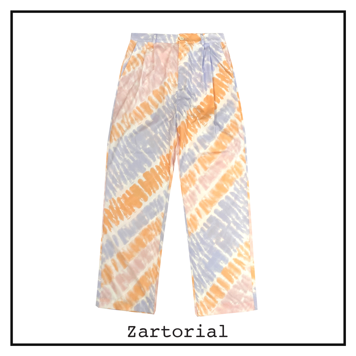 [Zartorial] Unisex Pyjamas Tie-Dye Pants กางเกงขายาว พิมพ์ลาย มัดย้อม สไตล์ชุดนอน ผ้าเรยอนพิมพ์ลาย กางเกงขายาวลำลอง