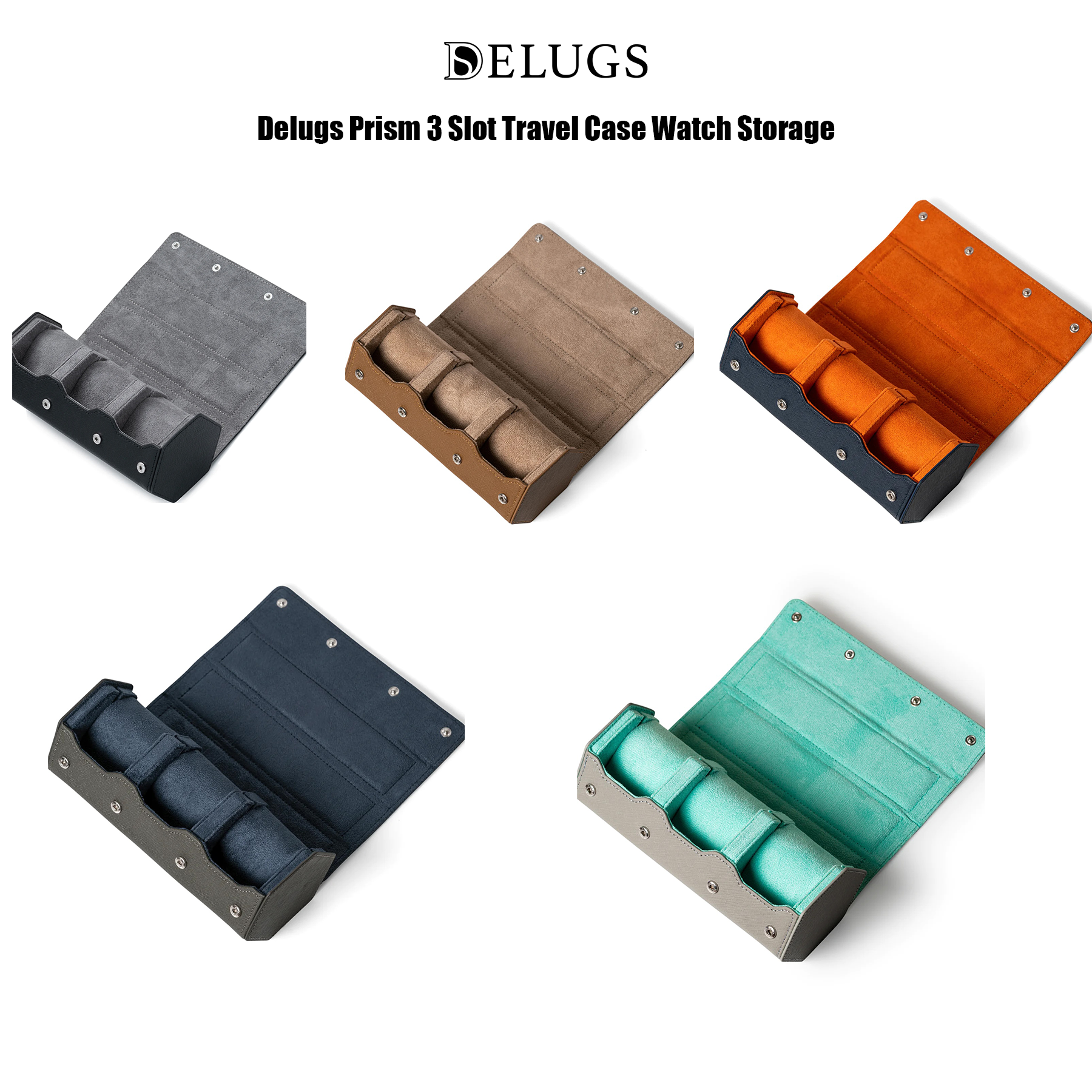 กล่องเก็บนาฬิกา Delugs Prism 3 Slot Travel Case Watch Storage ราคา 15,900 บาท*ส่งฟรี