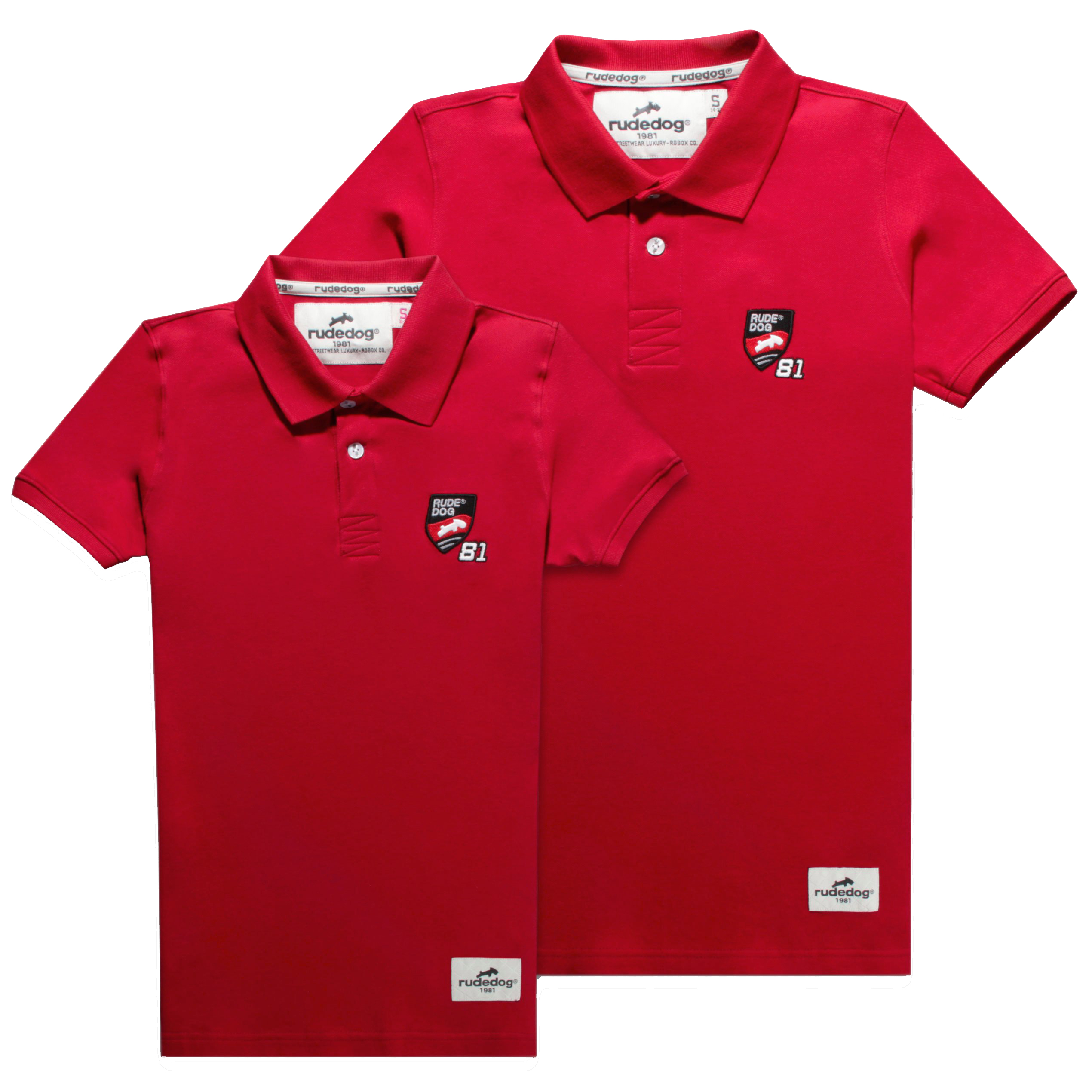 rudedog Polo เสื้อโปโล รุ่น F1 (ผู้ชาย) แฟชั่น คอปก ลายปัก ผ้าสเปนเดก Spandex สเปนเด็กซ์ ฟอกนุ่ม ไซส์ S M L XL