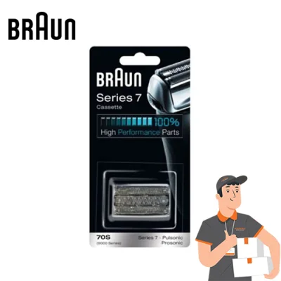 Braun 70S Replacement Foil & Cutter Cassette - 70S, Series 7, Pulsonic - 9000 Series Braun Cassette 70S.