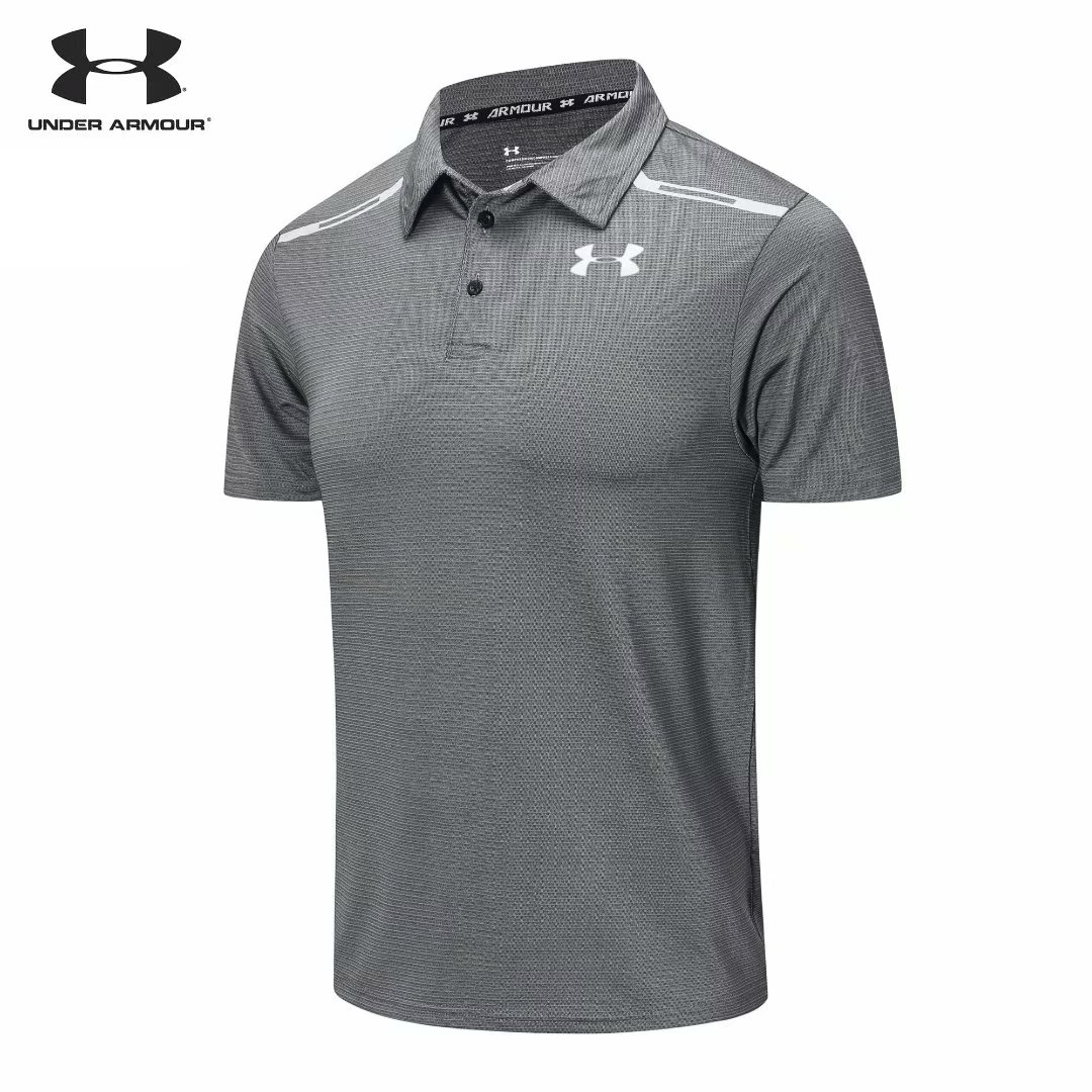 U Polo Shirt เสื้อยืดโปโล โลโก้สกรีนอก สกรีนป้ายแขน ผ้าฮีทเกียร์ ระบายอากาศ-ความร้อน