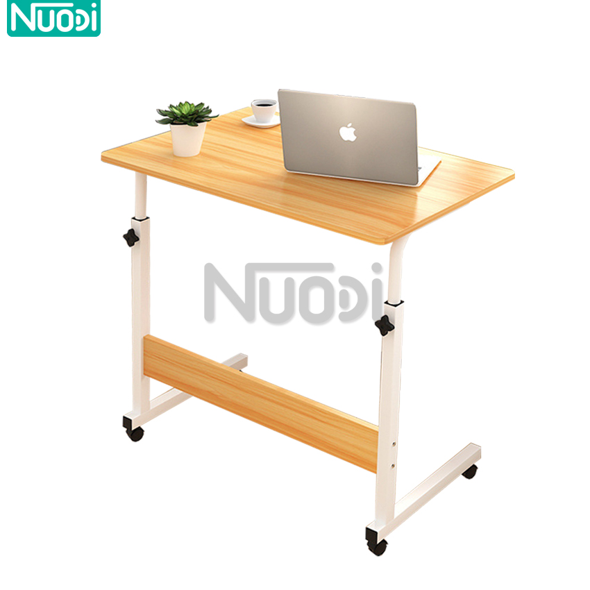 Nuodi โต๊ะคอม โต๊ะทำงาน โต๊ะเขียนหนังสือ โต๊ะวางคอมพิวเตอร์ โต๊ะวางโน๊ตบุ๊ค โต๊ะทำงานไม้ โตีะล้อเลื่อน ลายไม้ โต๊ะ โต๊ะวางของ โต๊ะไม้