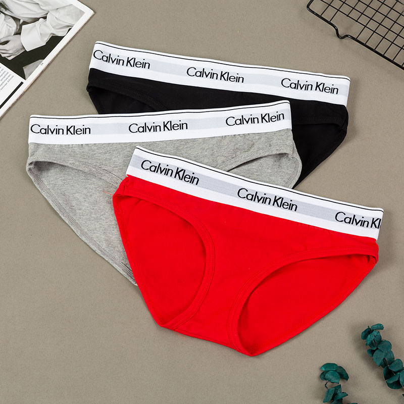 (ของแท้)กางเกงในผู้หญิง กางเกงชั้นใน CK Calvin Klein underwear ของแท้ 100(3 ตัว)NO.06