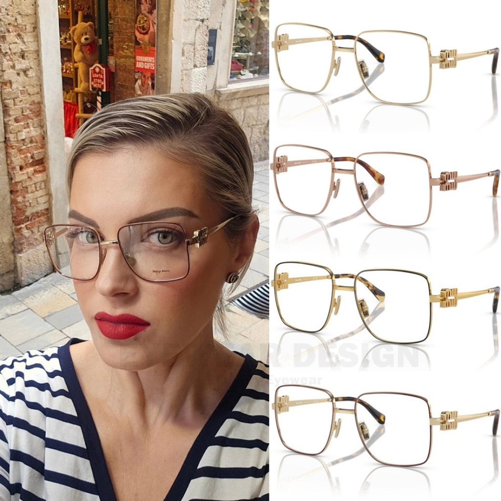 แว่นสายตา MIU MIU MU51XV ของแท้ 100% พร้อมอุปกรณ์ ราคา 11,490 บาท*ส่งฟรี
