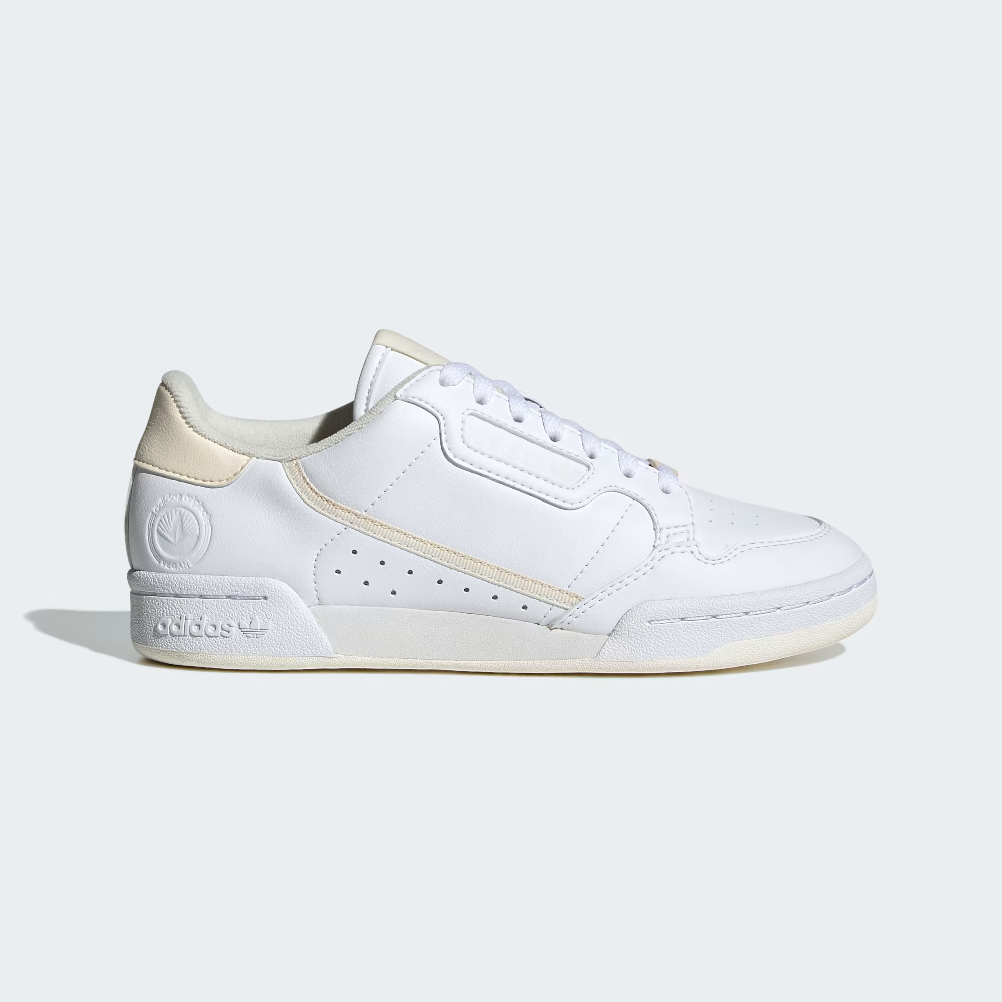 Adidas รองเท้าผ้าใบผู้หญิง Continental 80 | Cloud White/Ecru Tint/Off White ( GZ0785 ) ราคา 2,800 บาท*ส่งฟรี