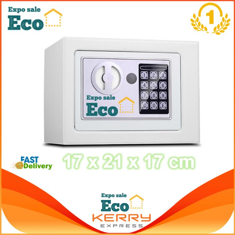 Eco Home ตู้เซฟนิรภัย ตู้เซฟ ขนาดเล็ก SAFE BOX ขนาด 17 x 21 x 17 cm รหัส SH-17E