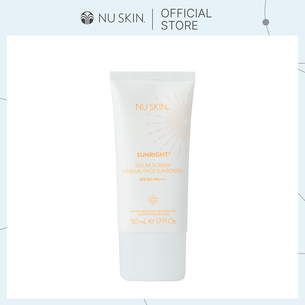Sunlight ® Solar Screen Mineral Face Sunscreen Spf 50+ Pa++++ | Sunright ® Solar Screen Mineral Face Sunscreen Spf 50+ Pa++++ ราคา 1,575 บาท*ส่งฟรี