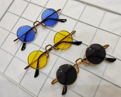 Lens color classic unisex round sunglasses eyewear anti-UV