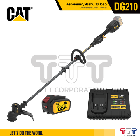 Cat Cordless Grass Trimmer 18V (Dg210) ราคา 7,790 บาท*ส่งฟรี