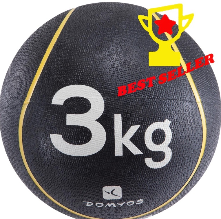 ลูกบอลน้ำหนัก รุ่น ToneBall 3 กก./ เส้นผ่านศูนย์กลาง 22 ซม.  !!! สินค้าแท้ 100% ขายดี !!!  ( Weighted ToneBall Medicine Ball - 3 Kg / Diameter 22 cm. )