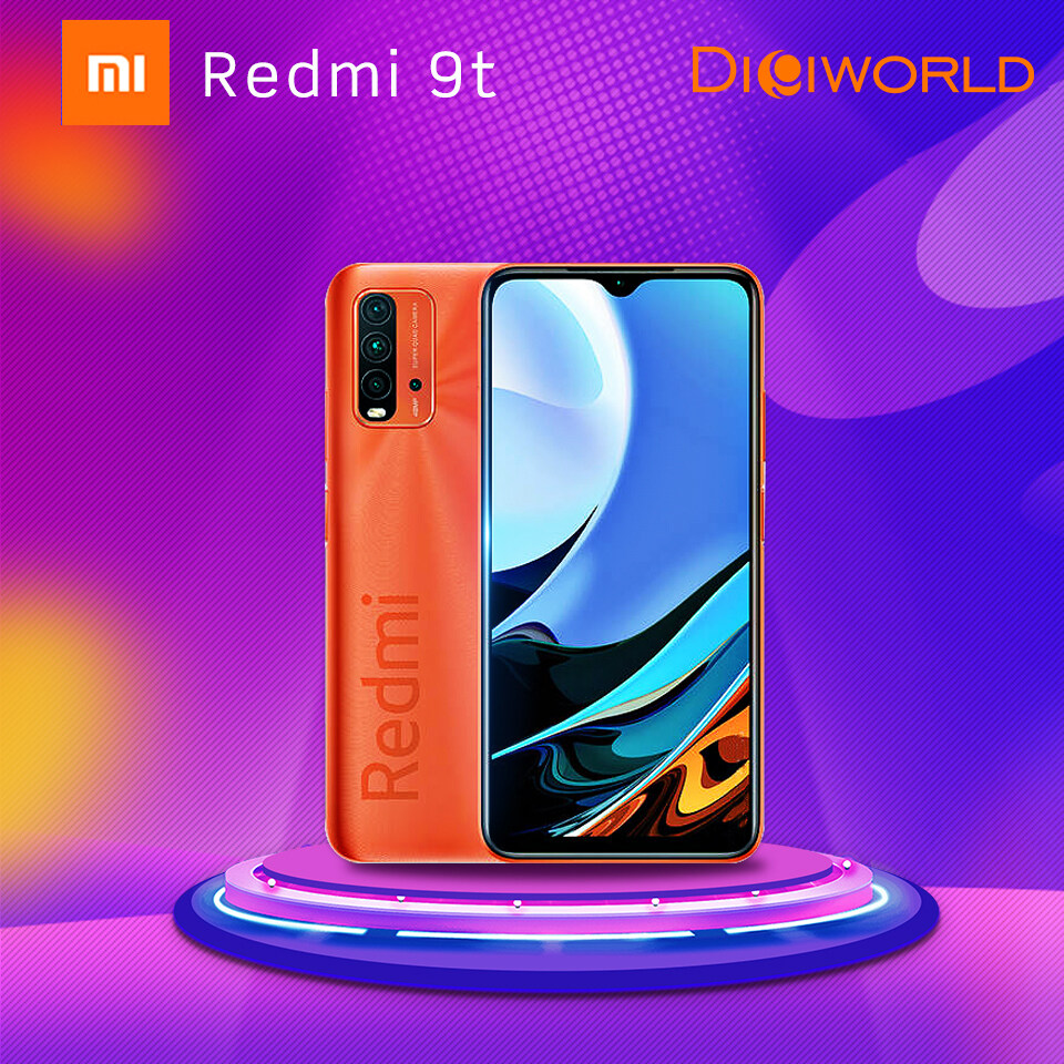 Xiaomi Redmi 9T (4GB+64/6+128GB) เเบตอึด6000 mAh พร้อมกล้อง AI 4 ตัว 48MP รับประกันศูนย์ไทย