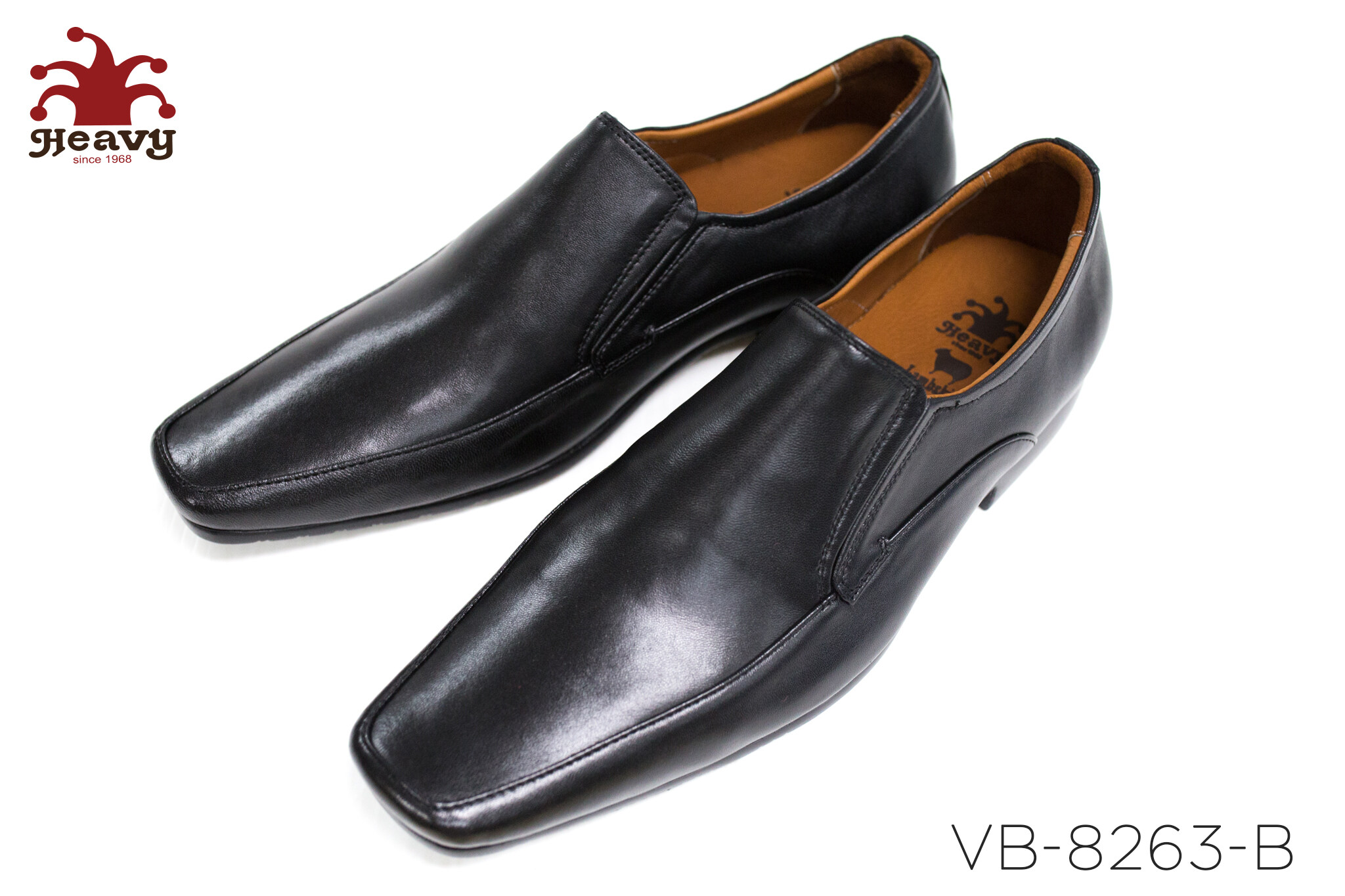 HEAVY SHOES รองเท้าแบบสวมหนังแกะ  รุ่น VB8263 B