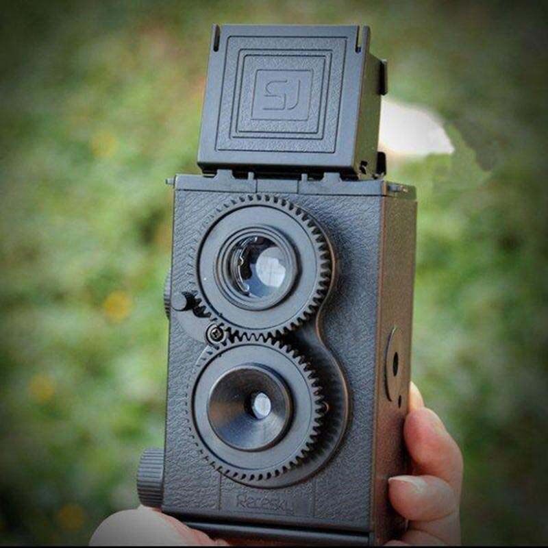 กล้องฟิล์ม 35มม. กล้องทอย TRL DIY - LOMO DIY Dual Lens Reflex Camera Retro Classic