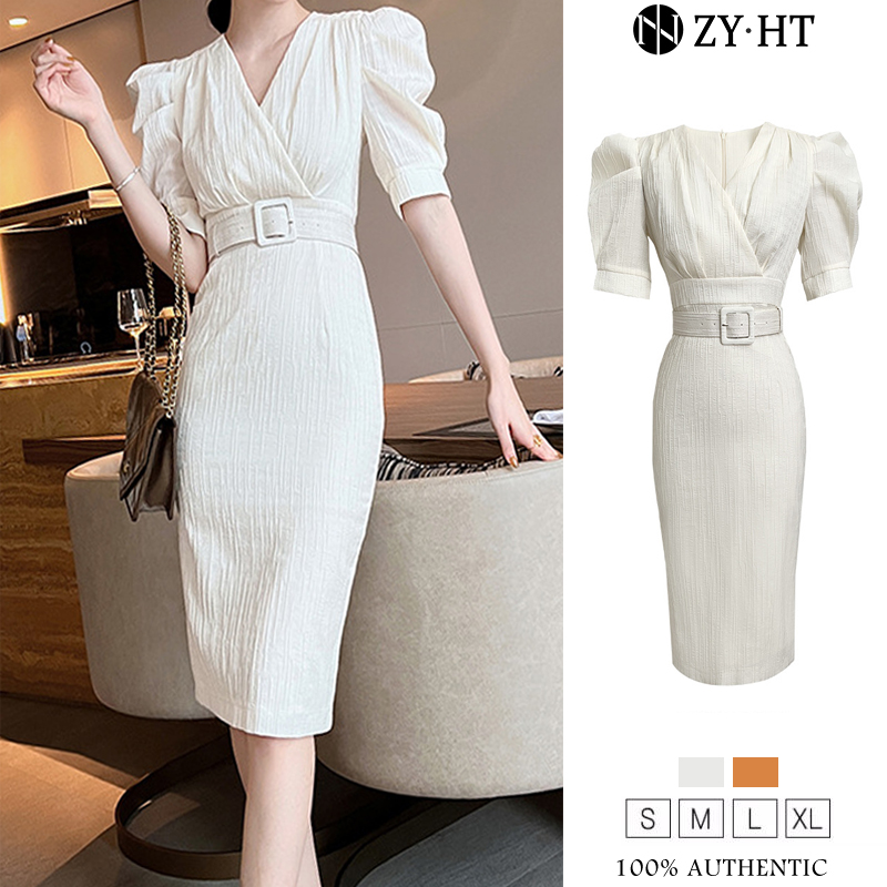 ZY.HT EraVogue เดรสผู้หญิง เดรสสีเหลือง เดรสสีขาว เดรสทำงาน เดรสไปงานแต่ง ชุดราตรี ชุดออกงาน เดรสเซ็กซี่ เดรสเกาหลี เดรสออกงาน พร้อมส่ง 20054 ราคา 1,366 บาท*ส่งฟรี